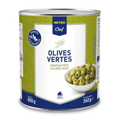 Olives vertes 800g